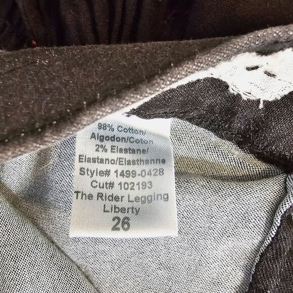 Current/Elliot The Rider Legging in Liberty Denim Size 26 - Picture 5 of 9